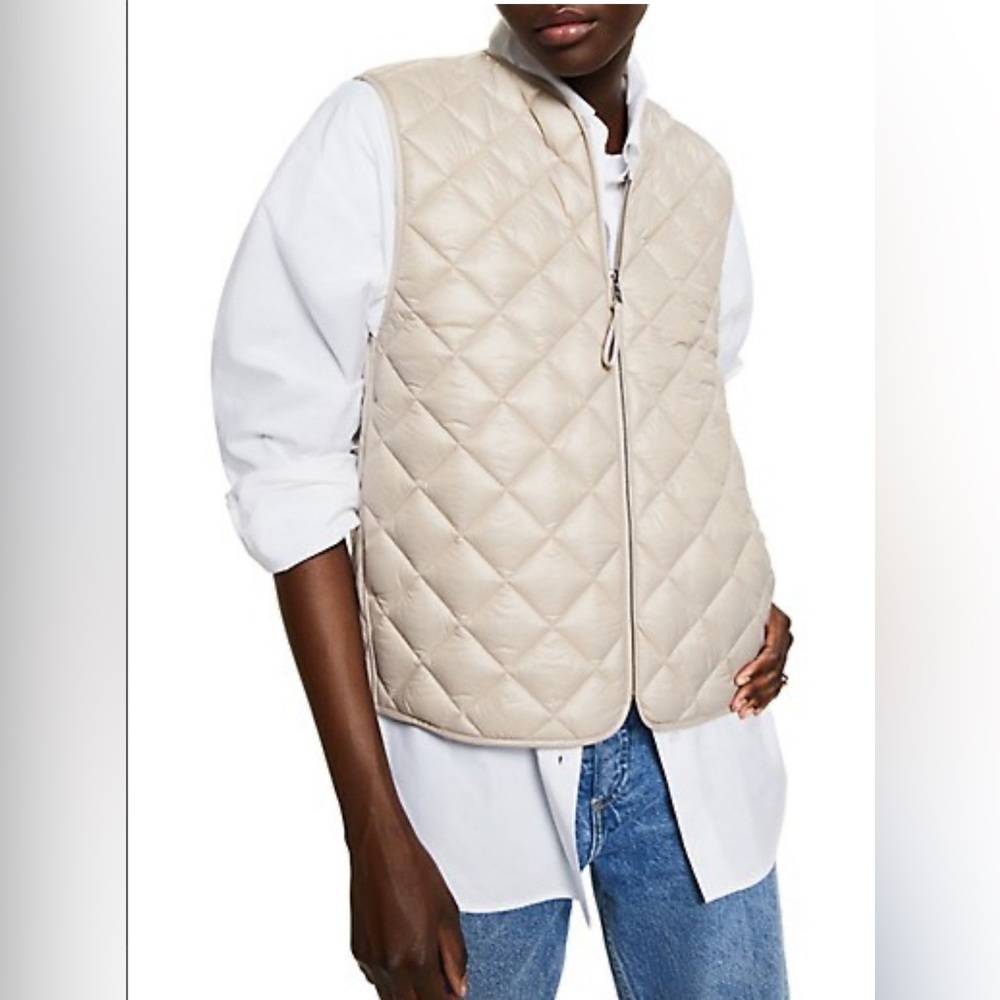 NWT Mango Ultra-Light Zippered Quilted Gilet Sleeveless Jacket